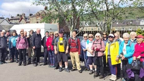 Claremont Rambling Club enjoyed a trip to the Birks of Aberfeldy