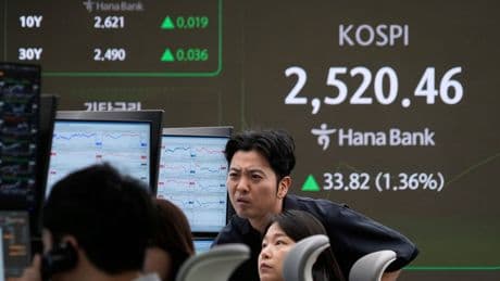 Asian shares jump on hopes tariff war may subside and Trump won't fire Federal Reserve chief
