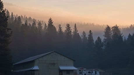 Photos at Canfield Mountain, Idaho, where firefighters came under deadly attack