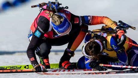 Biathlon: Franziska Preuß trainiert mit Konkurrentin Lou Jeanmonnot