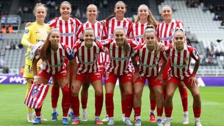 Las mejores imágenes del triunfo del Atlético Femenino ante el Newcastle