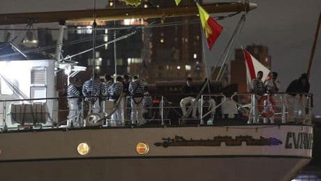 Two dead after Mexican navy ship on 'global goodwill' tour crashes into Brooklyn Bridge