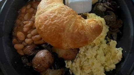Brits horrified after seeing 'English fry up' that's served at Harry Potter land