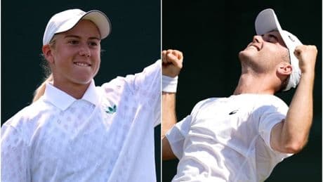 Brits Sonay Kartal and Arthur Fery have huge wins on Wimbledon day one