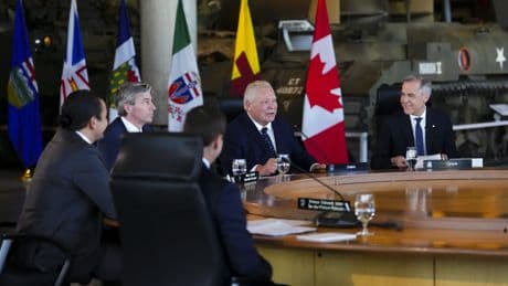 Canadian leaders descend upon Ontario cottage country for high stakes meetings