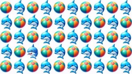 IQ'su 130'dan yüksek olanlar şıp diye buluyor: Resimdeki tek farklı emojiyi 6 saniyede görebilir misiniz?
