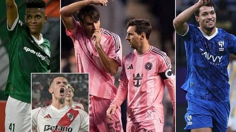 Club World Cup wonderkids to watch: Real Madrid legend's son teaming up with Lionel Messi, Africa's next megastar and Brazil's future No 9