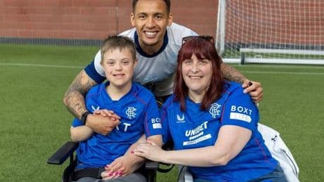 Kirkcudbright youngster who had three heart operations gets chance to meet his Rangers heroes