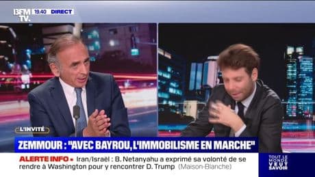 Conclave sur les retraites: "Ça ne sert à rien qu'à faire durer François Bayrou", confie Éric Zemmour (Reconquête)