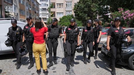 Turkish police detain over 50 people in crackdown on Istanbul Pride march