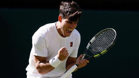 1º set: Tarvet - Alcaraz, en directo Wimbledon: marcador, estadísticas y narración en el primer set en vivo online
