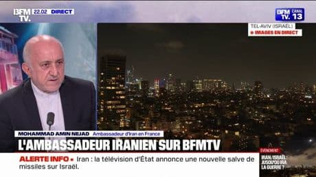 Conflit entre Israël et l'Iran: "On espère que la communauté internationale pourra y mettre fin", annonce l'ambassadeur d'Iran en France