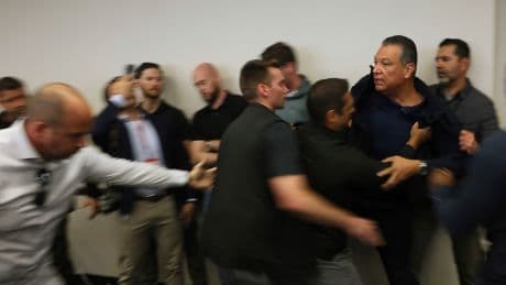Senator Alex Padilla Forcibly Removed From Kristi Noem Event in L.A., Slammed to Ground and Handcuffed