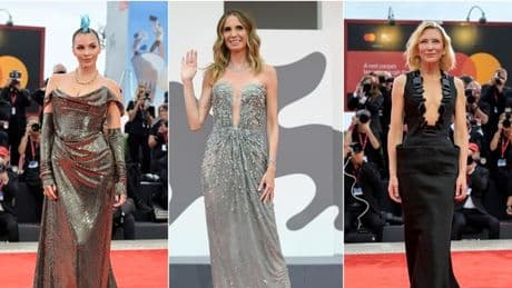 Venezia 2025, pagelle del primo red carpet: Cate Blanchett e l'abito riciclato (10), Rose Villain punk (5), Emanuela Fanelli brilla (7)