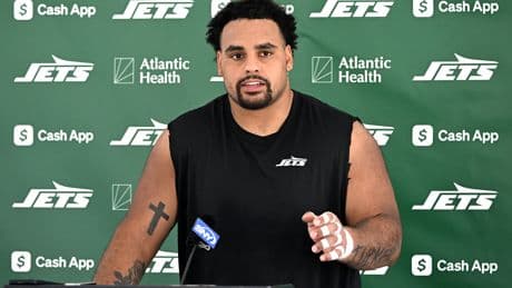 Jets not dwelling on Alijah Vera-Tucker’s injury: ‘Nothing really changes for us’