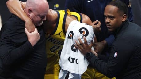El "escalofriante" final de los Pacers en la NBA: la lesión de Tyrese Haliburton "paró el corazón" del equipo