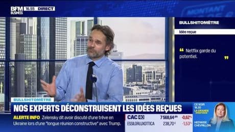 Bullshitomètre : "Netflix garde du potentiel" - FAUX répond Charles Monot - 25/06