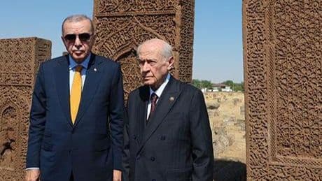 Erdoğan ve Bahçeli, Malazgirt Zaferi’nin 954. yılında Ahlat’ta