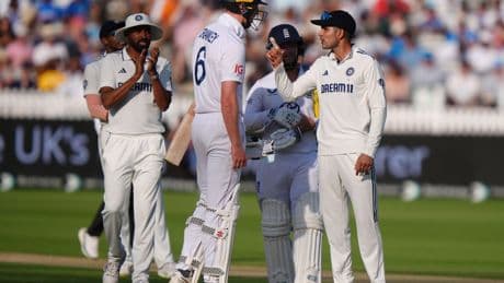 Fiery end to day three as Zak Crawley angers India at Lord’s