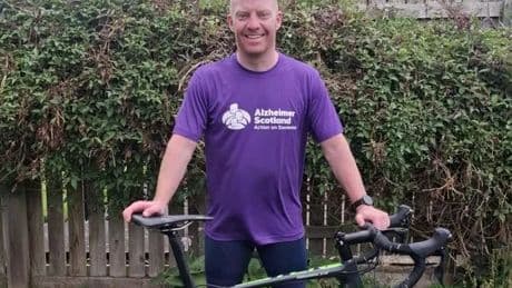 Perthshire cyclist's mountain route challenge for Alzheimer's