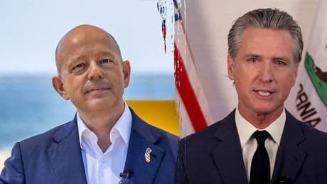 California candidate for governor blasts Newsom while walking through LA riot aftermath