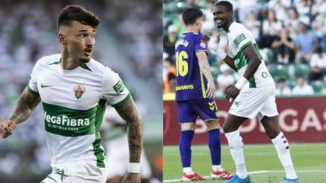 Josan y Sory Kaba, una dupla que quiere su segundo ascenso con el Elche