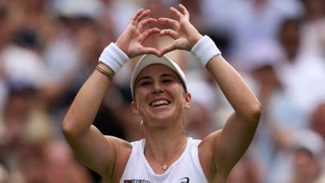 Belinda Bencic, la madre que quiere ganar Wimbledon 45 años después: "Estoy haciendo malabarismos"