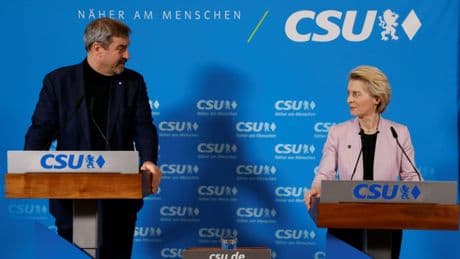 Söder zu Besuch in Brüssel - Treffen mit von der Leyen und Rutte