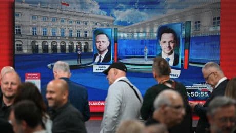 Präsidentschaftswahl in Polen: Trzaskowski und Nawrocki liegen laut Wahlprognose nahezu gleichauf