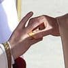 What happens to the papal ring when the pope dies?