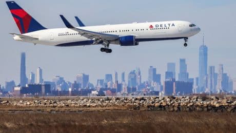 Delta pilot about to fly transatlantic route failed breathalyzer, officials say