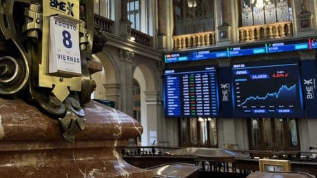 El Ibex 35 se impulsa un 5% esta semana hasta nuevos máximos desde 2008 por encima de 14.800 puntos