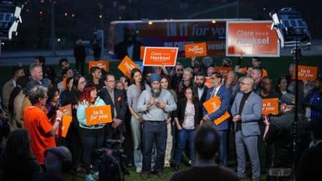 Au Canada, la gauche à la peine avant les élections fédérales de lundi