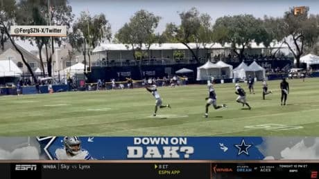 ESPN airs fake Dak Prescott-George Pickens Cowboys video in massive blunder