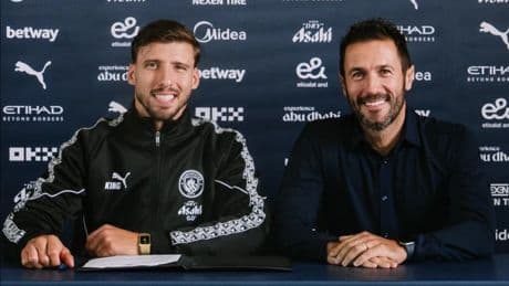Manchester City Ruben Dias ile 4 yıllık sözleşme imzaladı