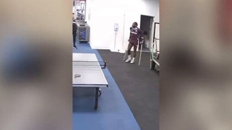 West Ham footballer Michail Antonio shares footage of himself learning to walk again after horror crash