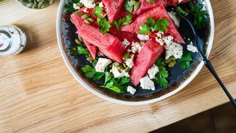 Kochen: Ein Gewürz verfeinert Ihren Wassermelone-Feta-Salat