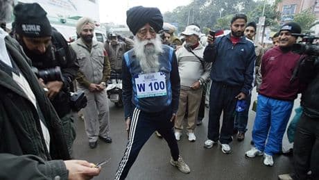 Dnyanın en yaşlı maratoncusu Singh, 114 yaşında öldü!