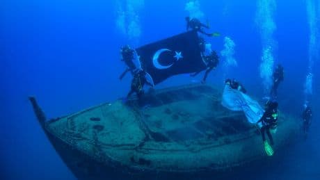 "Akdeniz'in Çanakkale"sine dalış yaptılar