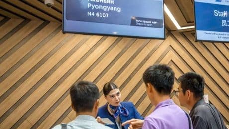 A Russian airline that used to ferry passengers to Europe is now flying to North Korea instead