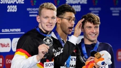 Schwimm-WM in Singapur: Schwarz glänzt mit Silber - Beste Schwimm-Bilanz seit 2009
