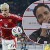 Ruben Amorim fails to hide his laughter after reporter questions Alejandro Garnacho's future - after Man United boss dished out brutal message to frustrated star