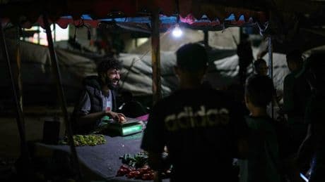 Photos show daily life for displaced Palestinians