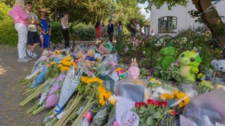 Police investigating collapse of tree in park that killed 7-year-old girl and left second child fighting for life