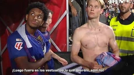 Los ultras del Rayo, a los jugadores del Barcelona: "Ni robando ganáis aquí, perros. Marchaos fuera"