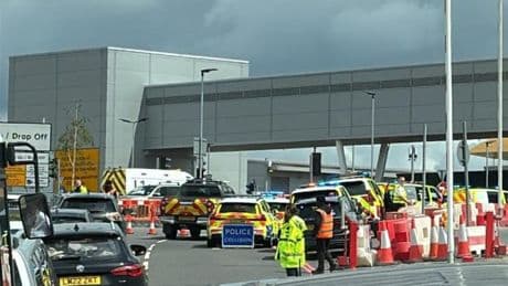 Car ‘falls from roof of multistorey car park’ at Luton Airport