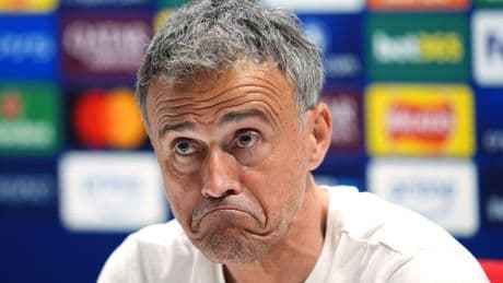 Paris St Germain boss Luis Enrique fractures his collarbone in cycling accident