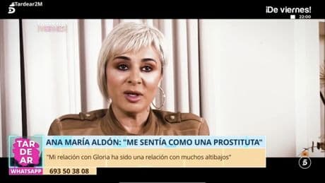 El avance de la entrevista de Aldón en &#039;¡De viernes!&#039;: &quot;Me sentía como una prostituta&quot;