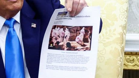 Trump uses photos from wrong country as evidence of ‘white genocide’ in South Africa