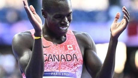 Marco Arop claims silver in 800m: Canadian misses Olympic gold by one hundredth of a second